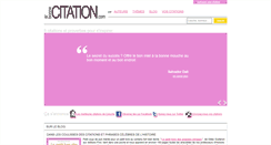 Desktop Screenshot of labonnecitation.com